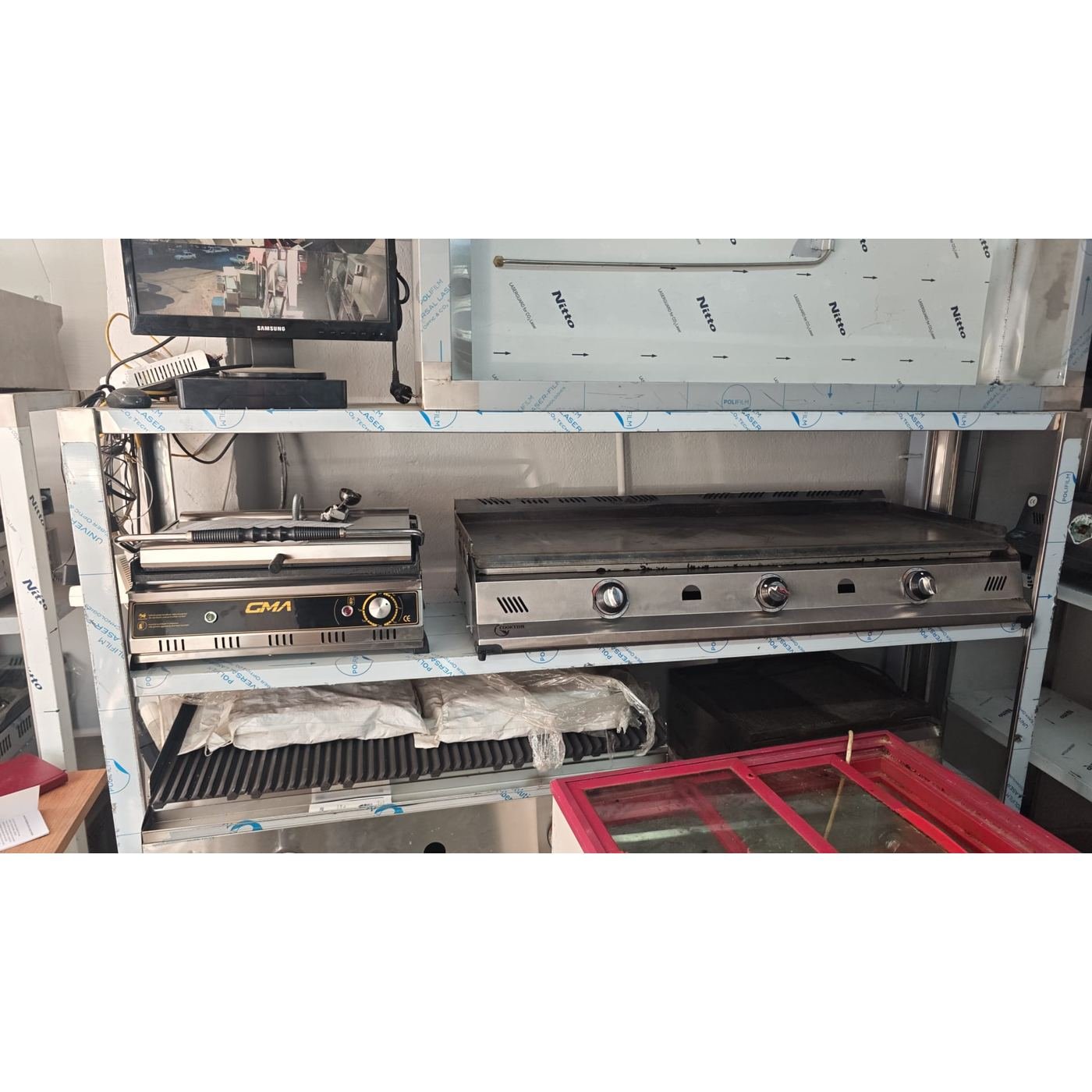 190x40x155 cm Krom İstif Rafı - Model A