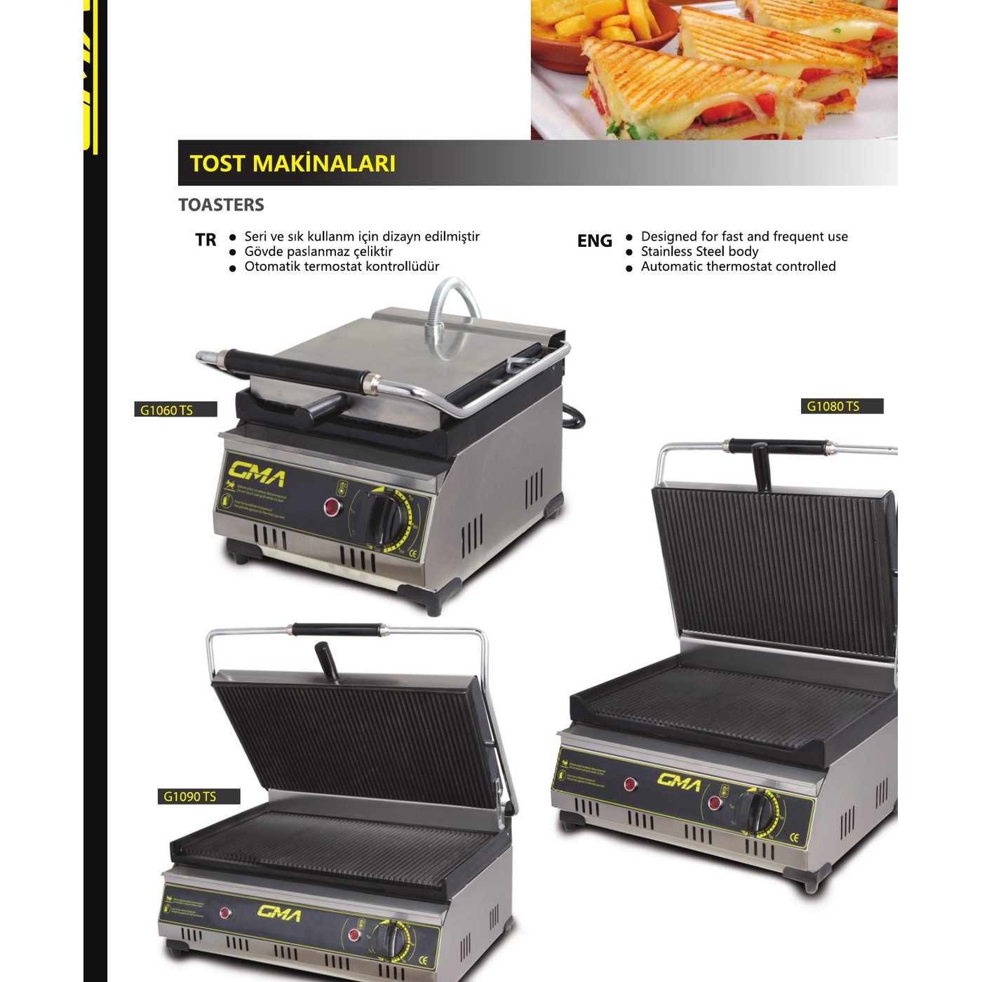 8 Dilim Tost Makinesi - GMA G1060-TS