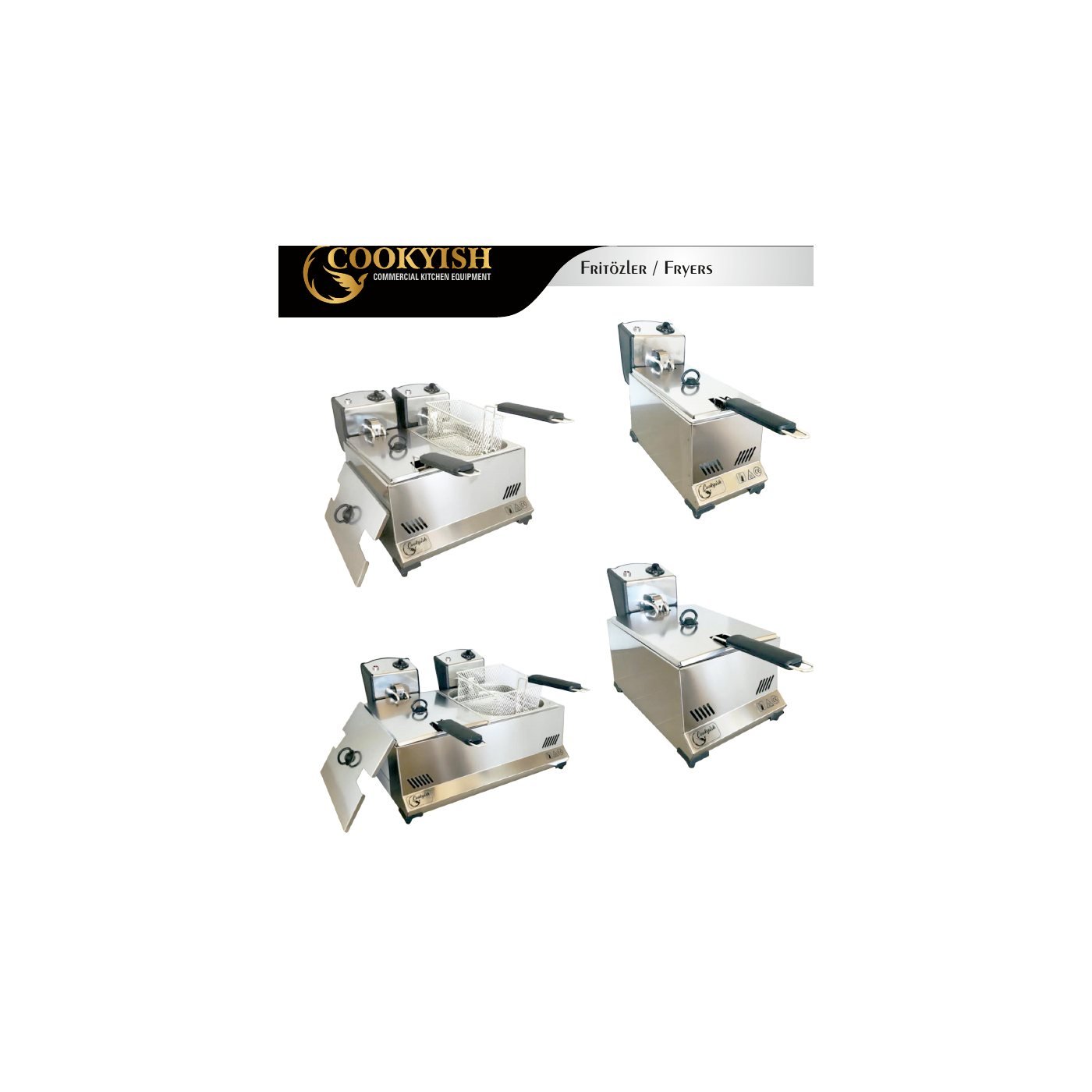 3L Elektrikli Fritöz - Cookyish CKH-036