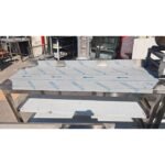Krom Taban Raflı Çalışma Tezgâhı - Model B