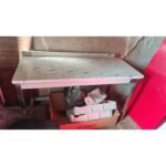 140 cm Krom Ayak Bağlı Çalışma Tezgâhı